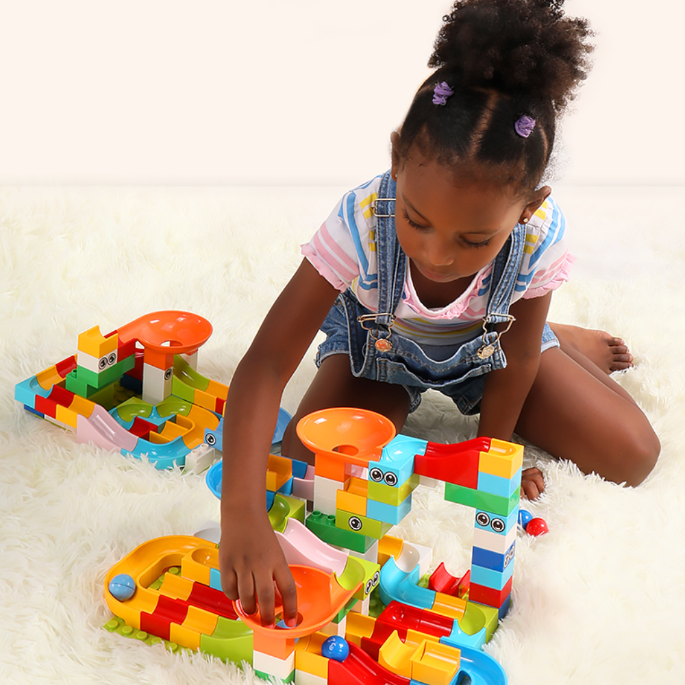 Set de jouets de labyrinthe à blocs de construction