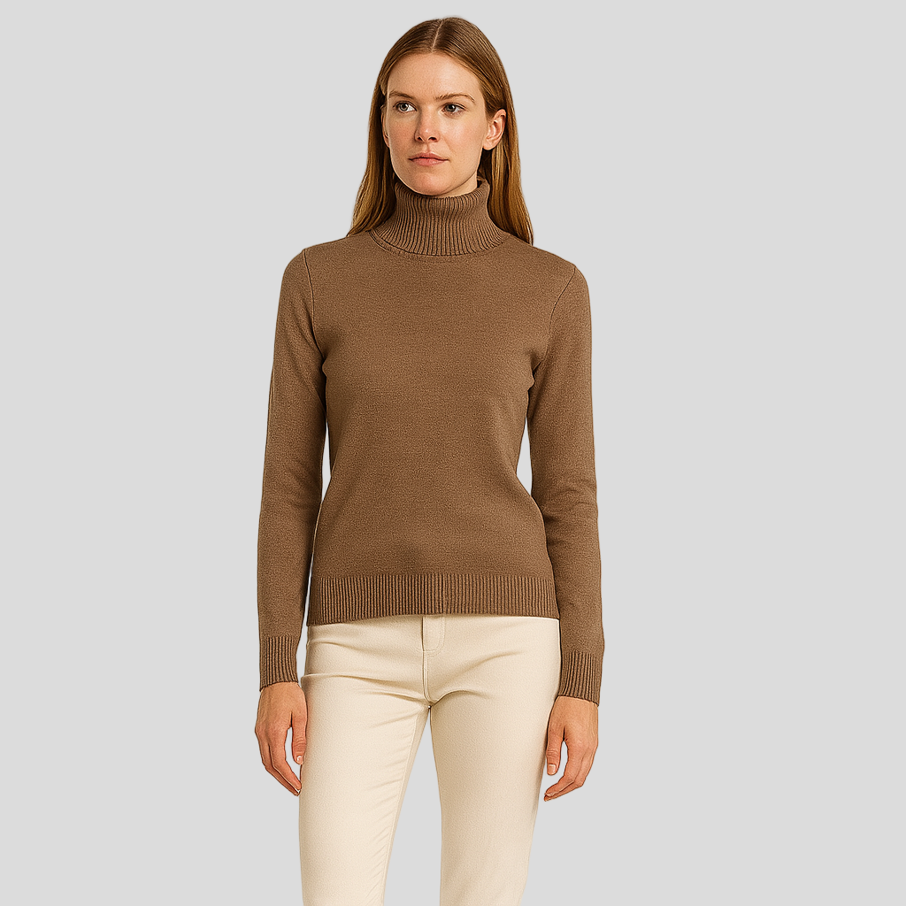Alaina | Pullà col roulé pour femmes