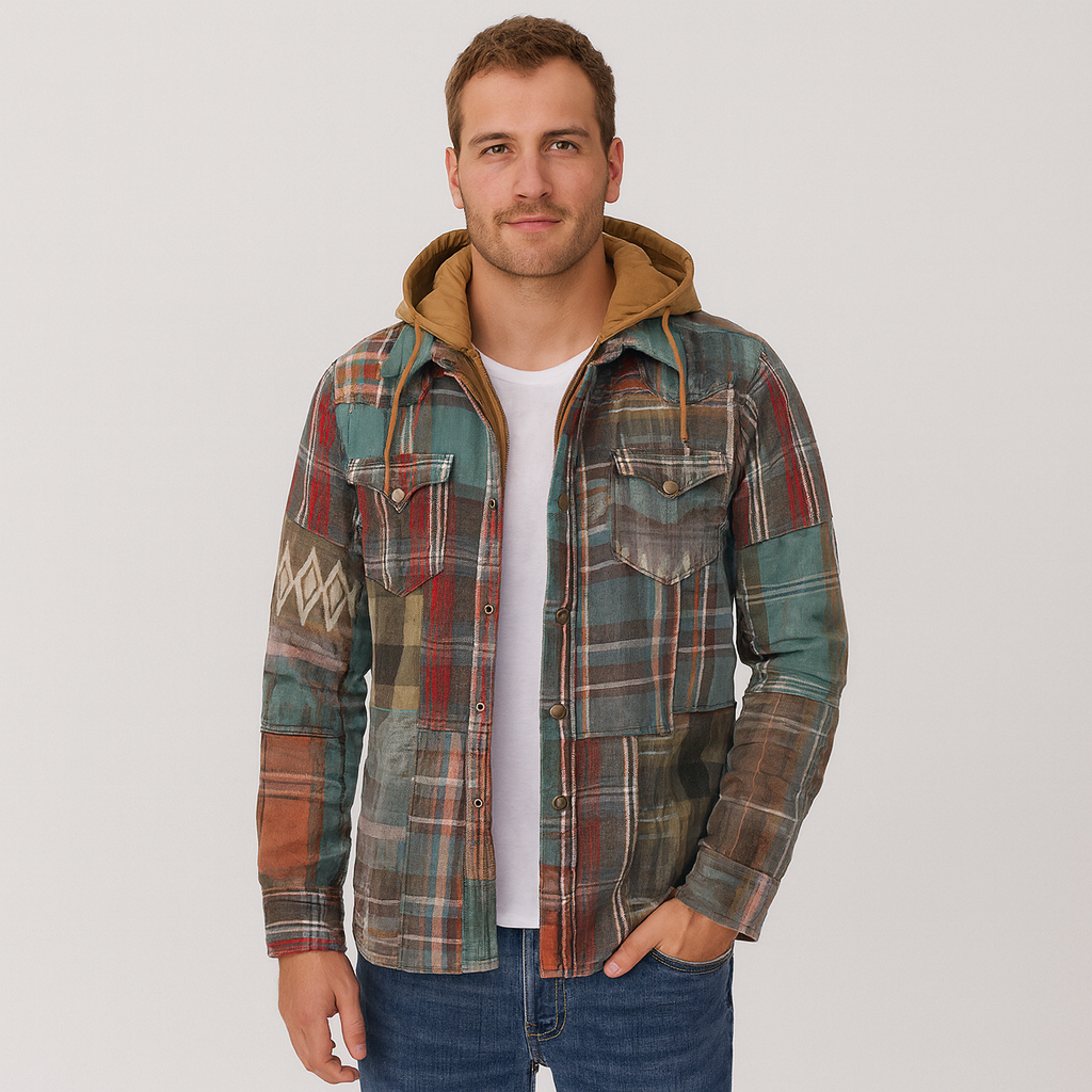 Alaric | Veste en patchwork Karo
