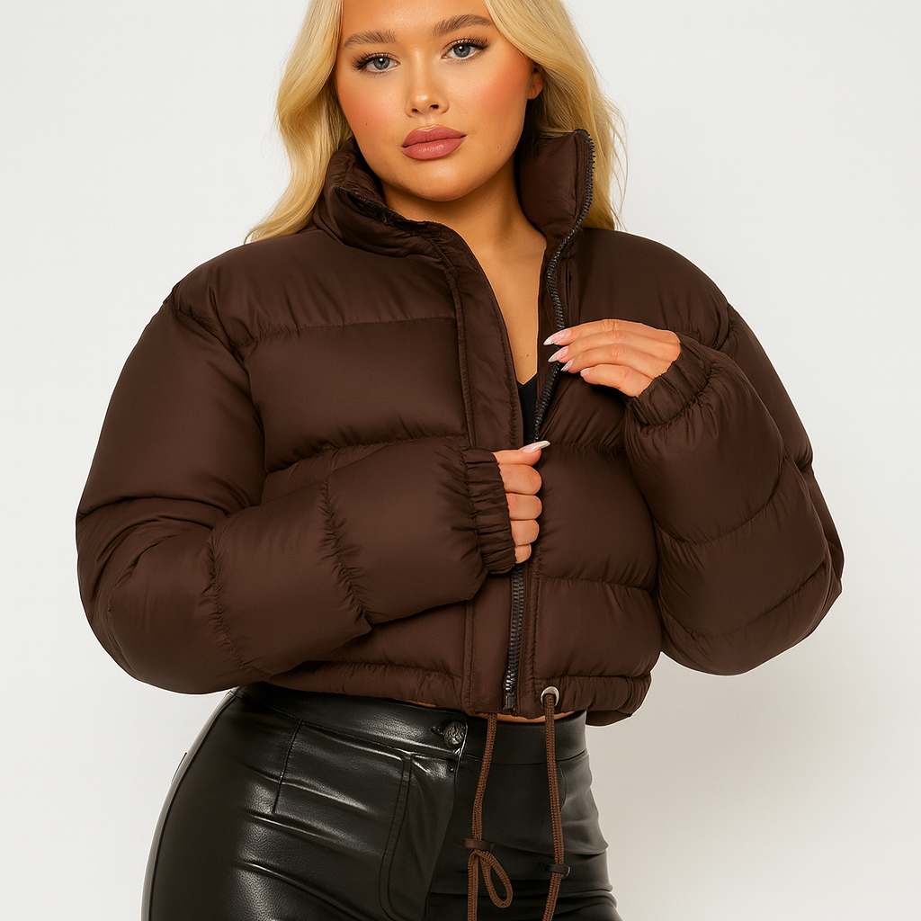 Alora | Veste d'hiver à cordon plissé