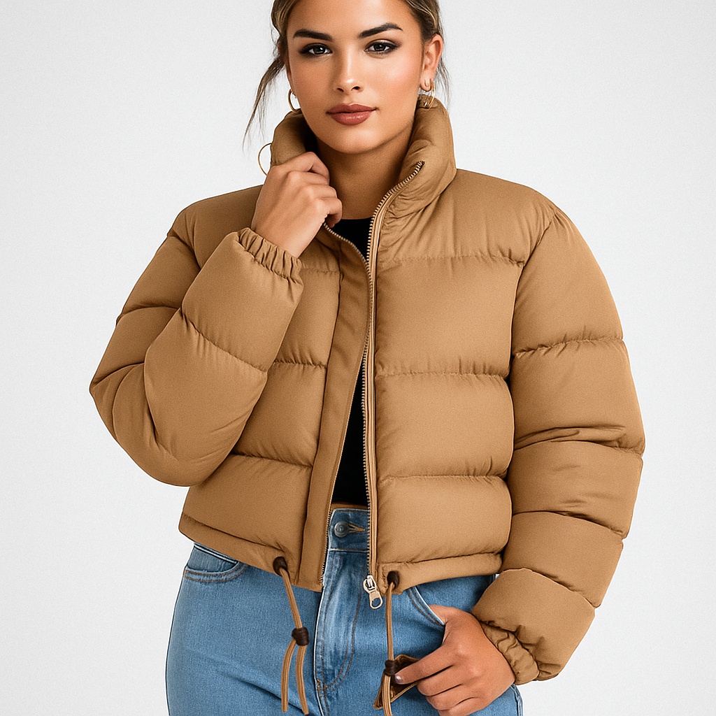 Alora | Veste d'hiver à cordon plissé