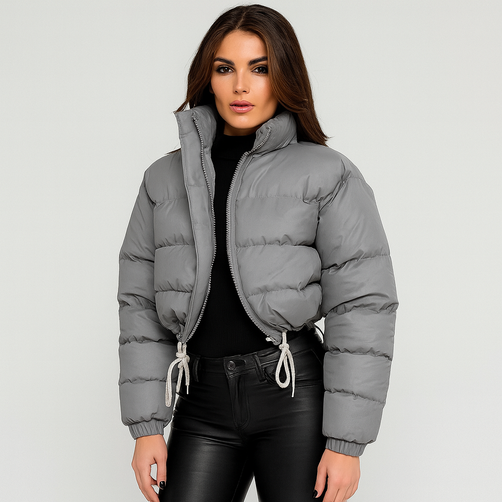 Alora | Veste d'hiver à cordon plissé