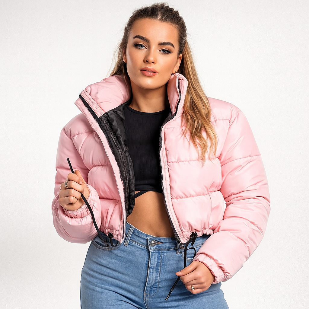 Alora | Veste d'hiver à cordon plissé