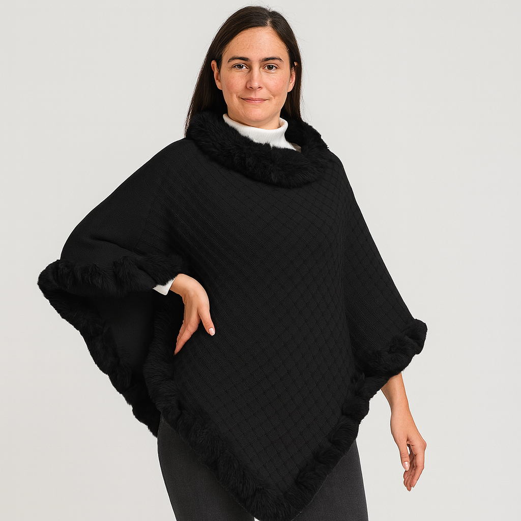 Amelinde | Pull & Écharpe Cape Manteau Automne & Hiver