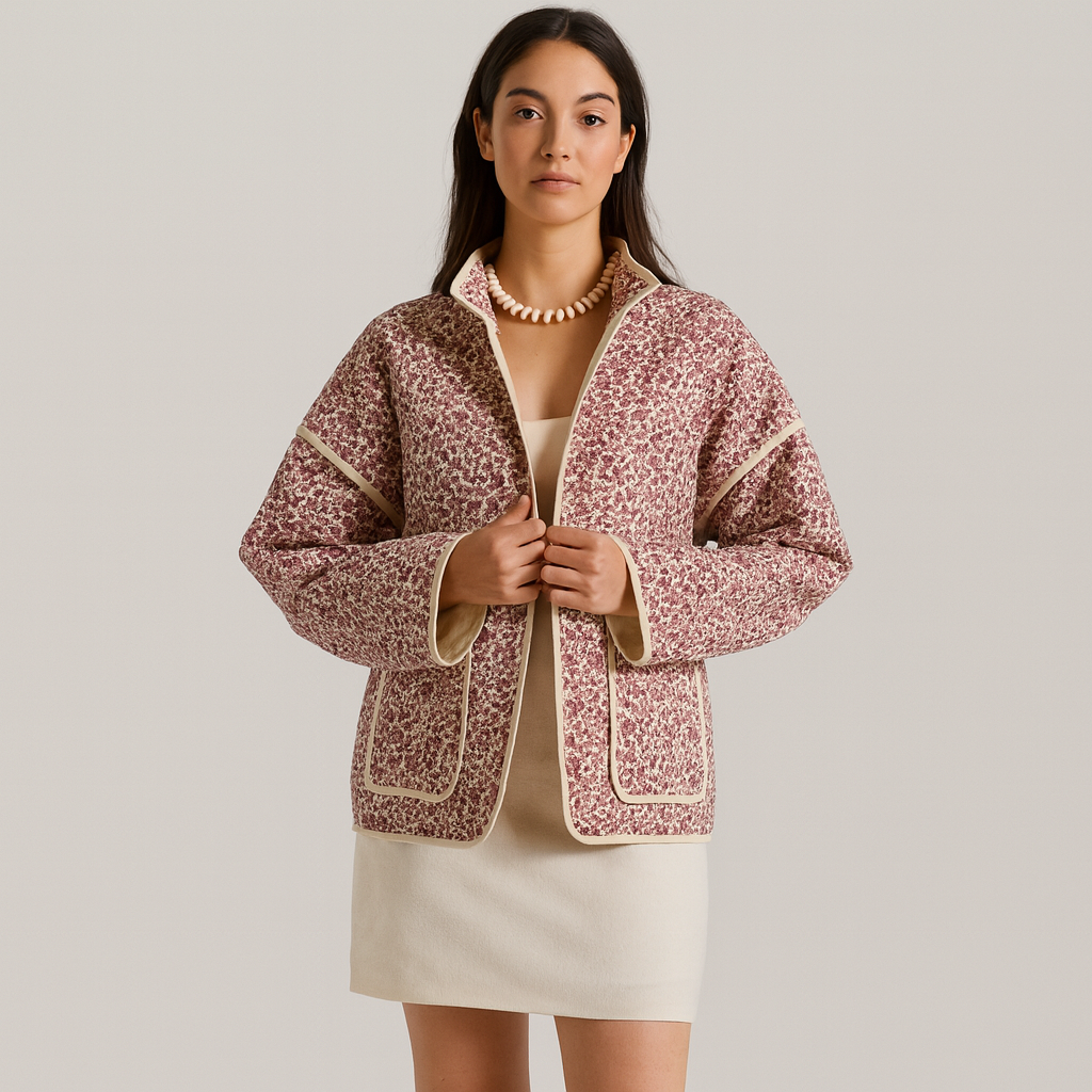 Amor - Veste en patchwork bohème matelassée pour femmes