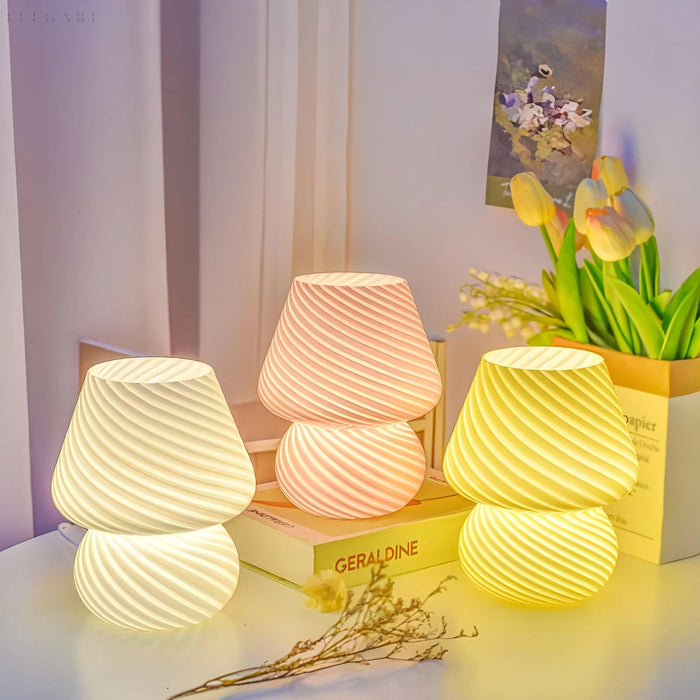 ModernLight - Lampes de table élégantes en forme de champignon
