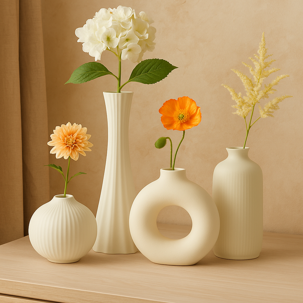 Ardura | Jeu de Vases avec Accent Boho