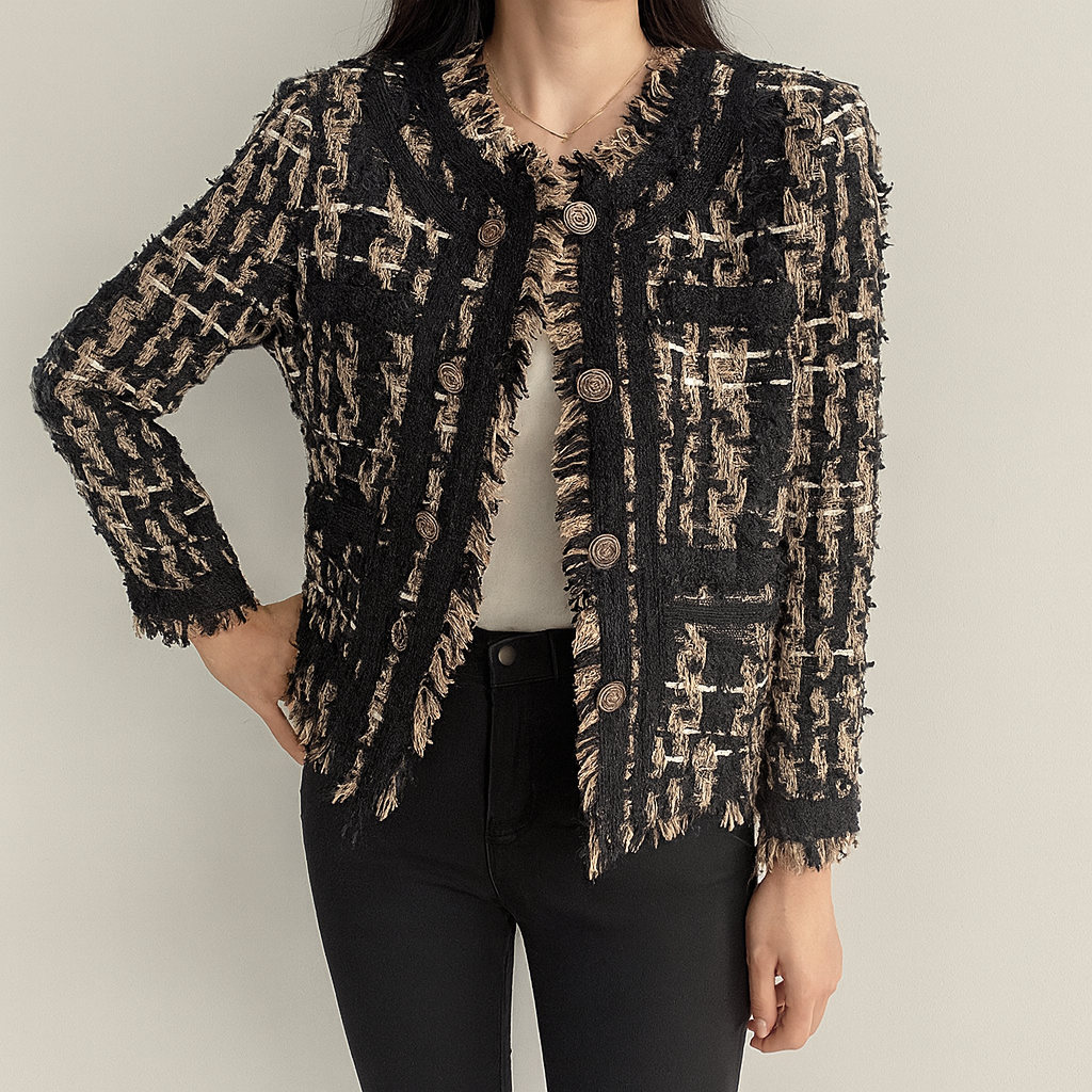 Aurivana | Veste décontractée à pompons