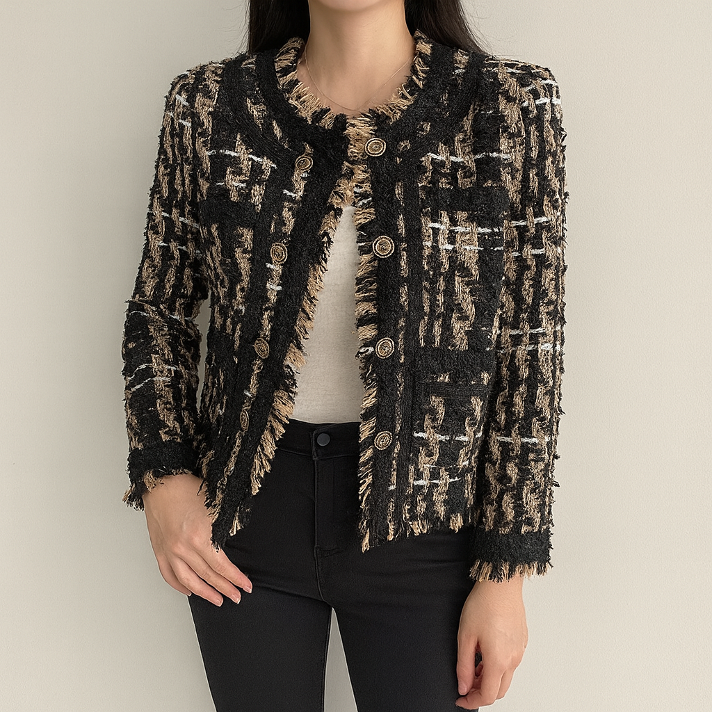 Aurivana | Veste décontractée à pompons