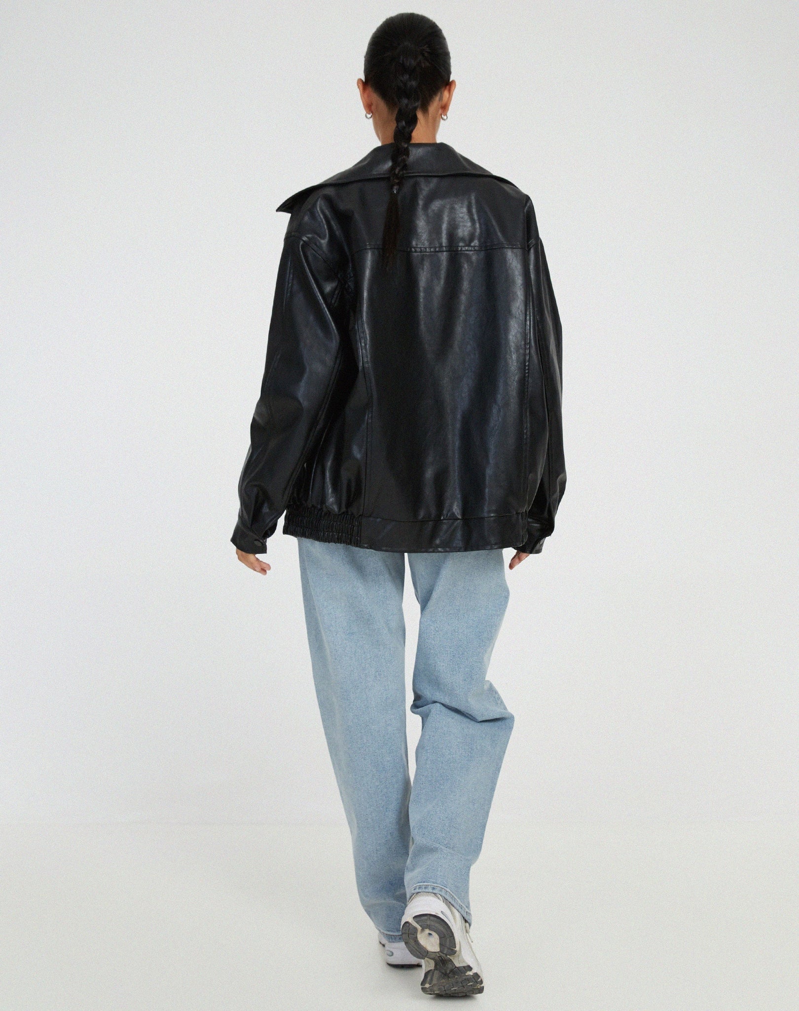 Clara - Veste zippée avec col en forme de trompette