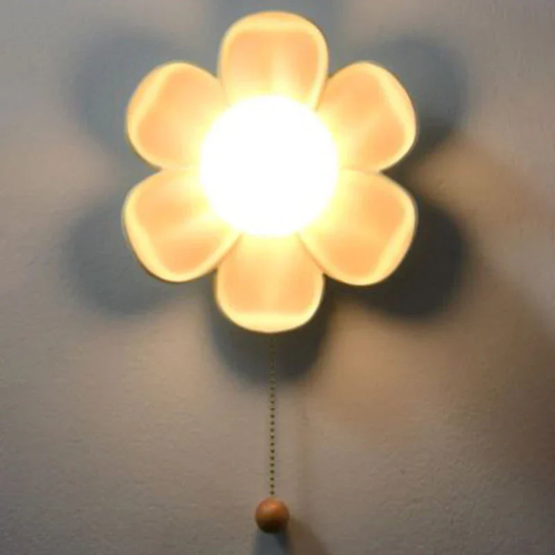 BlomstraLys Applique Murale Artistique en Fleurs avec Design Élégant