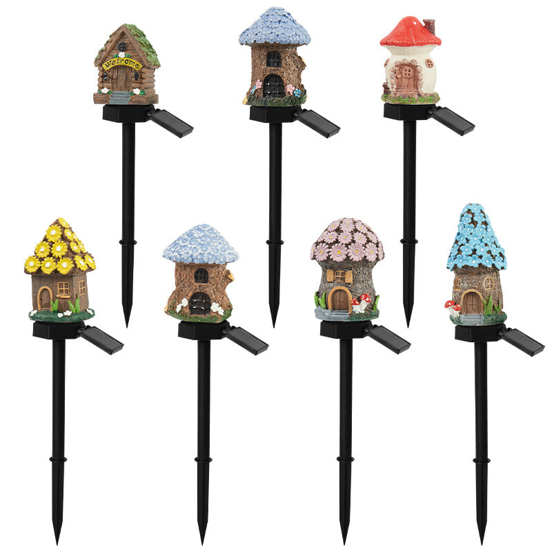 MushroomGlow - éclairage solaire pour le jardin avec projection LED