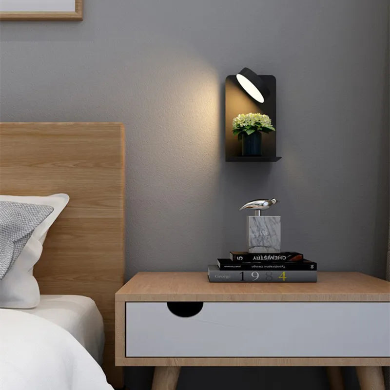 Applique HaloRest – Éclairage de lit scandinave avec une lueur chaleureuse