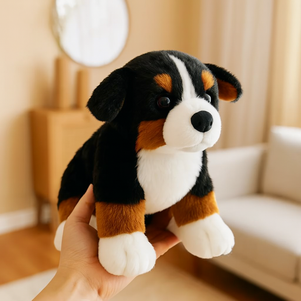 Benny - Peluche Bouvier Bernois | Peluche douce et câline pour enfants