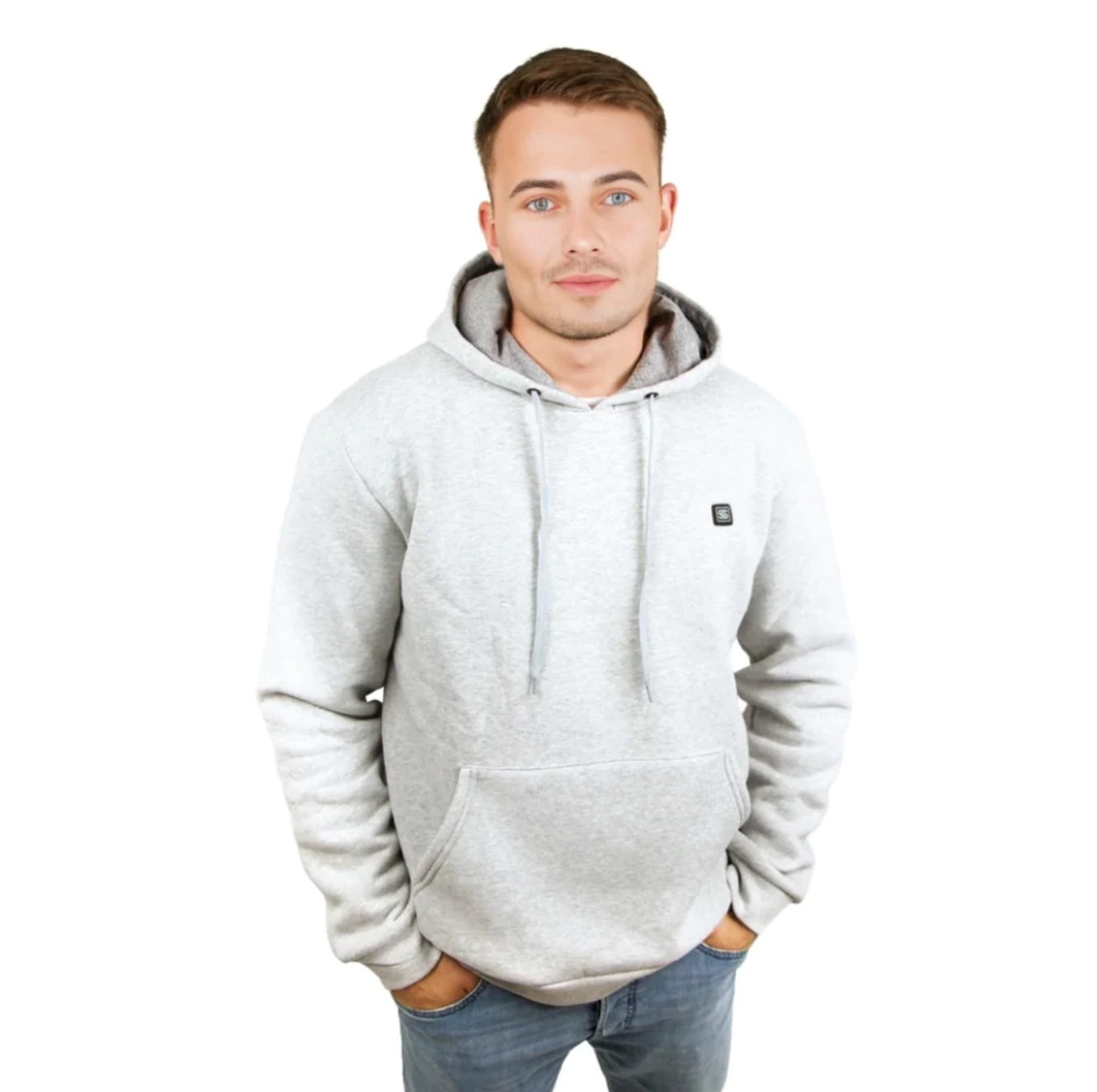 Mikkel - Sweat à capuche décontracté chauffant avec poches