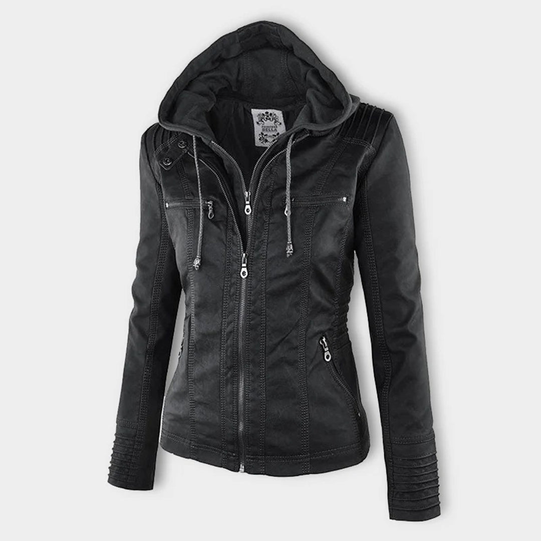 Veste imperméable pour femmes avec capuche