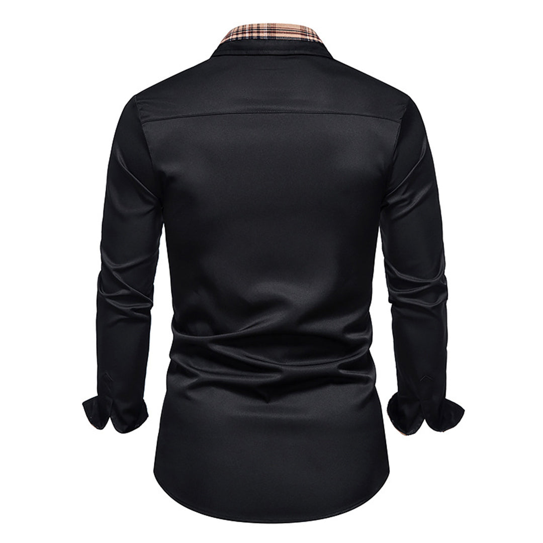 Noah - Chemise décontractée à manches longues avec boutons et poches