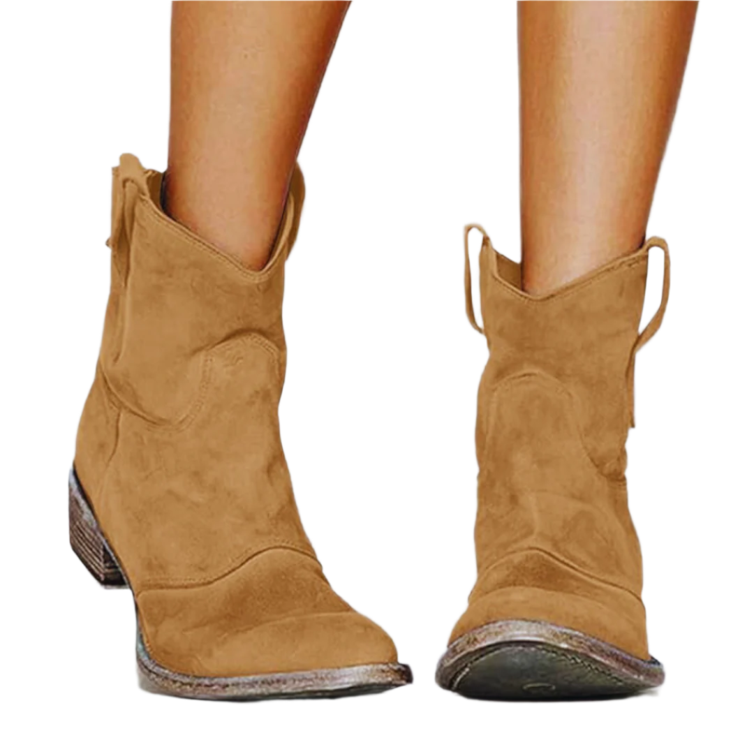 Bottes western vintage Rustler pour femmes – Style cowgirl confortable à mi-mollet