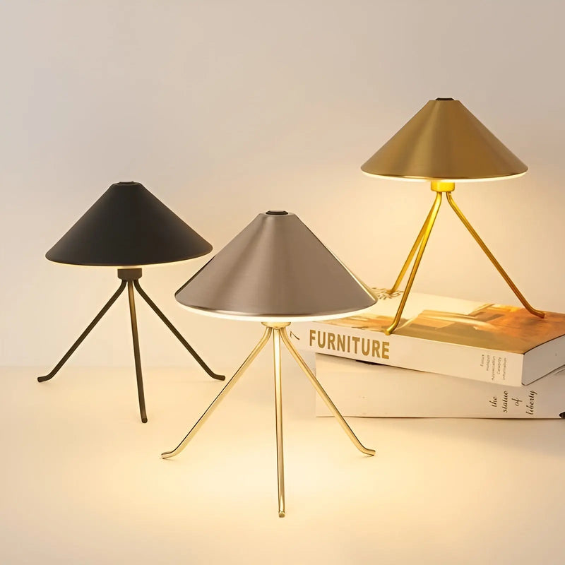RadianceNova - Lampe de table LED rechargeable moderne