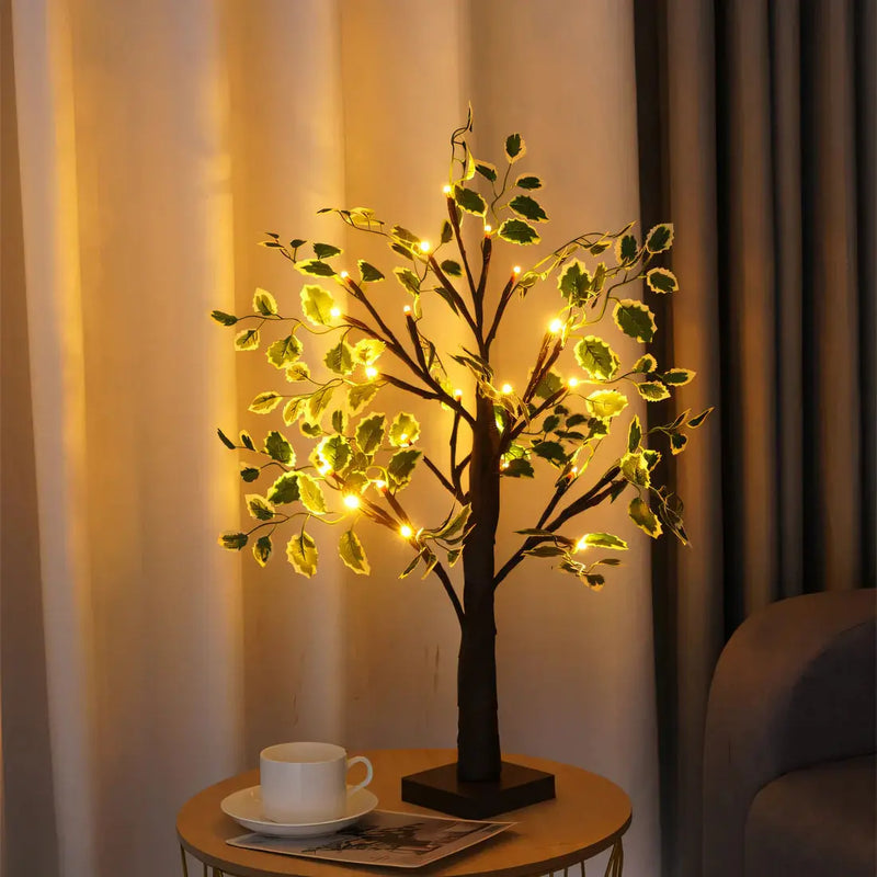 LeafLight - Lampe en bois unique