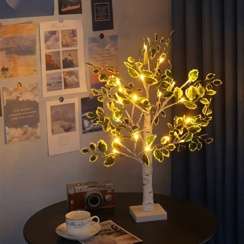 LeafLight - Lampe en bois unique