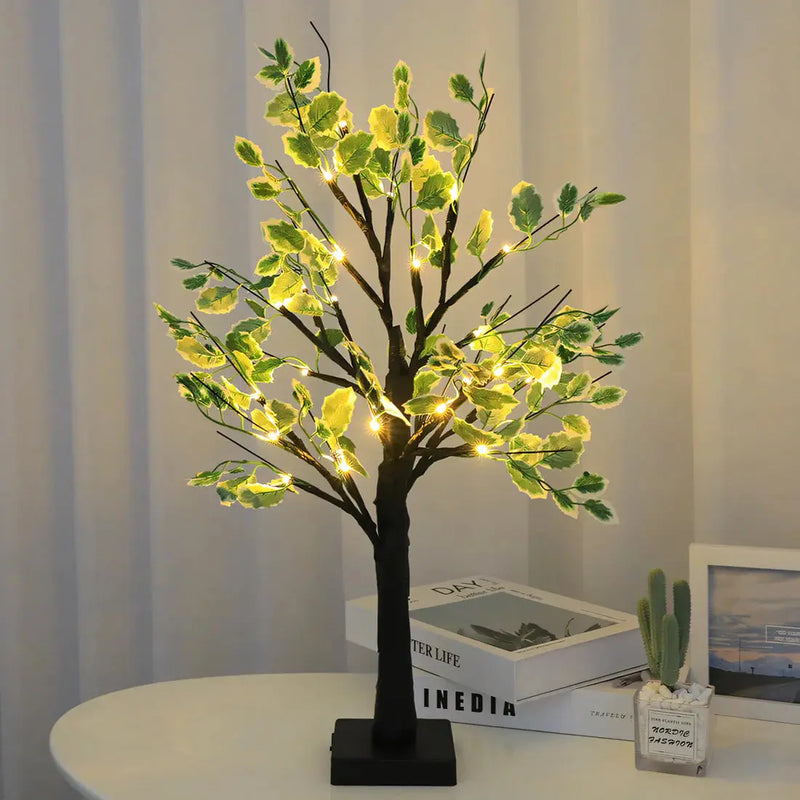 LeafLight - Lampe en bois unique