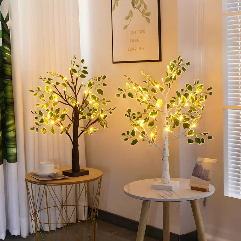 LeafLight - Lampe en bois unique