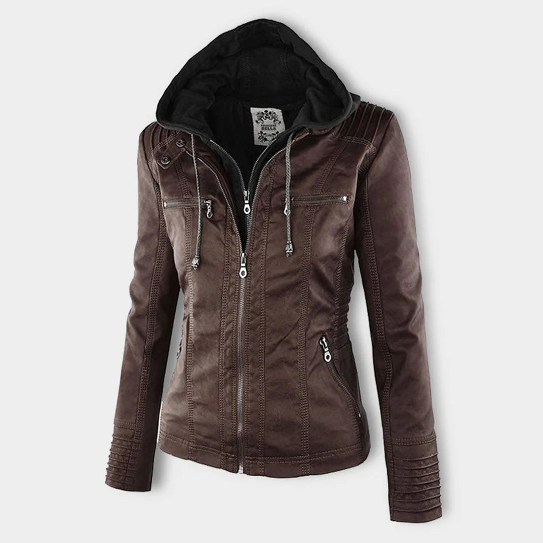 Veste imperméable pour femmes avec capuche