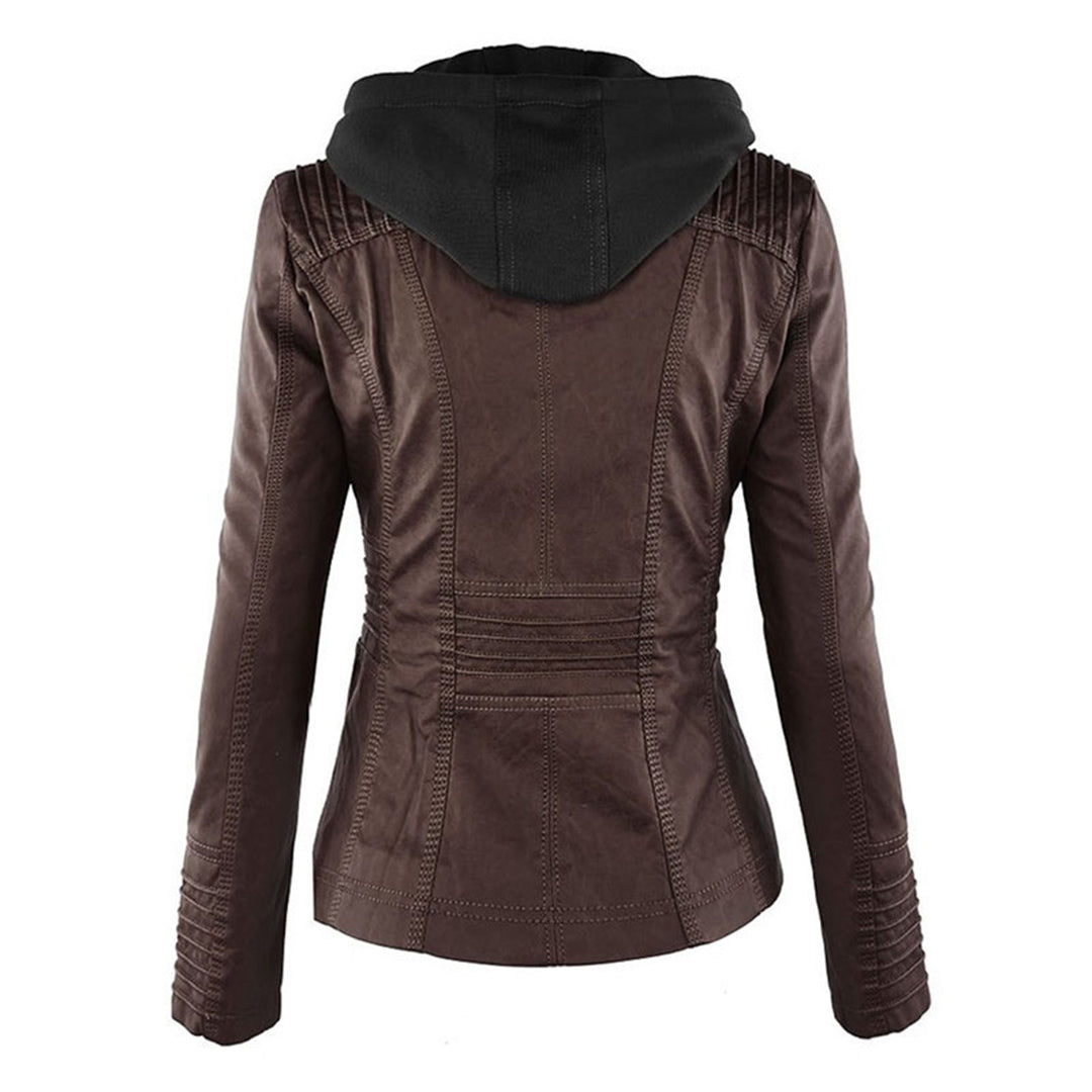 Veste imperméable pour femmes avec capuche