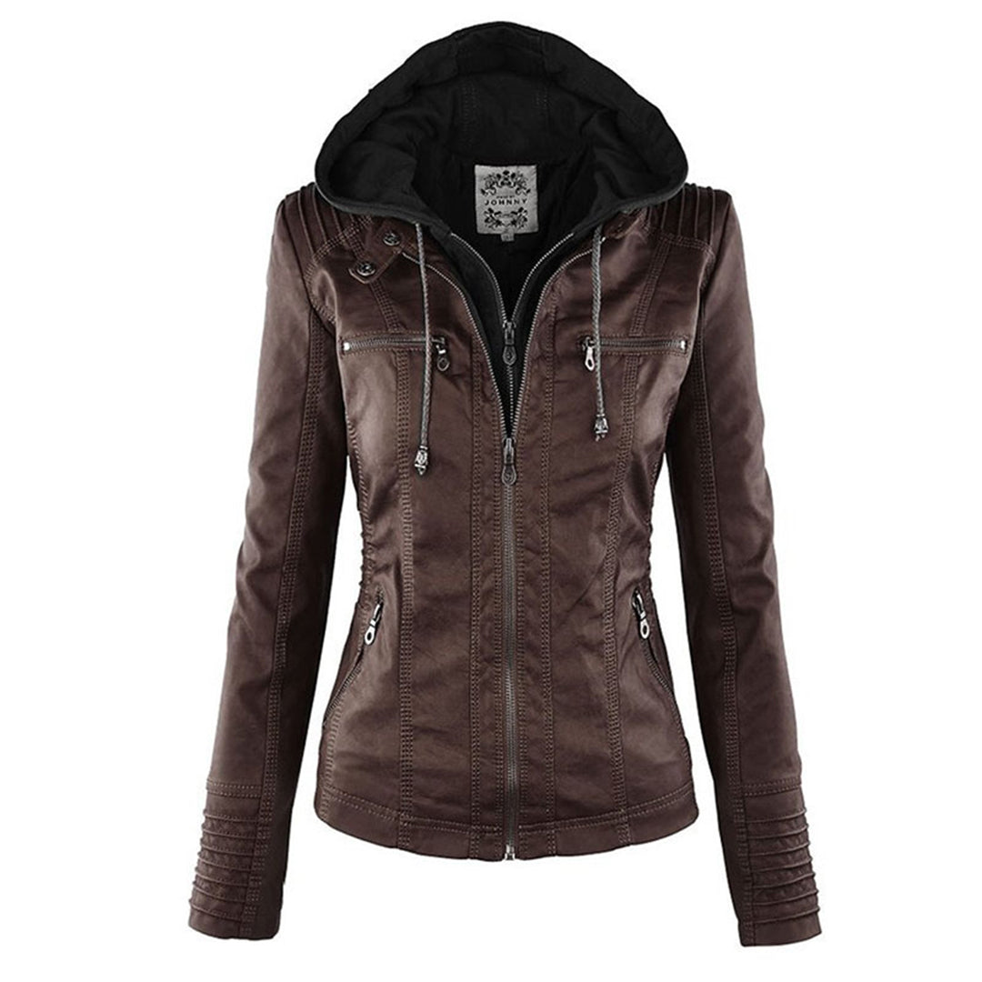 Veste imperméable pour femmes avec capuche