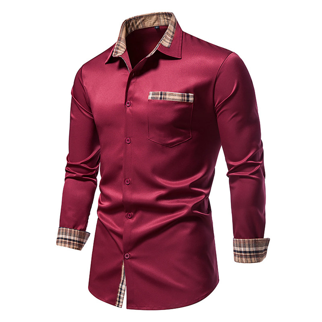 Noah - Chemise décontractée à manches longues avec boutons et poches