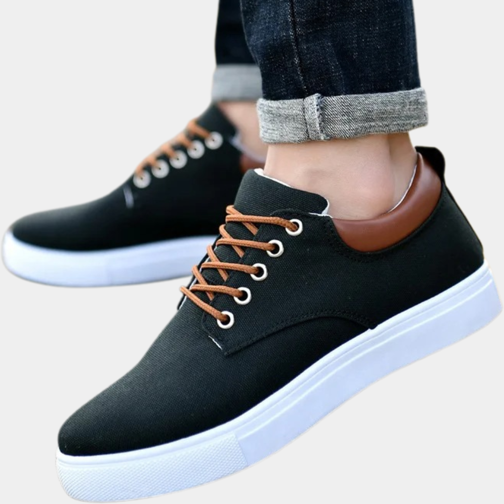 Arthur - Baskets à lacets en toile pour un look quotidien