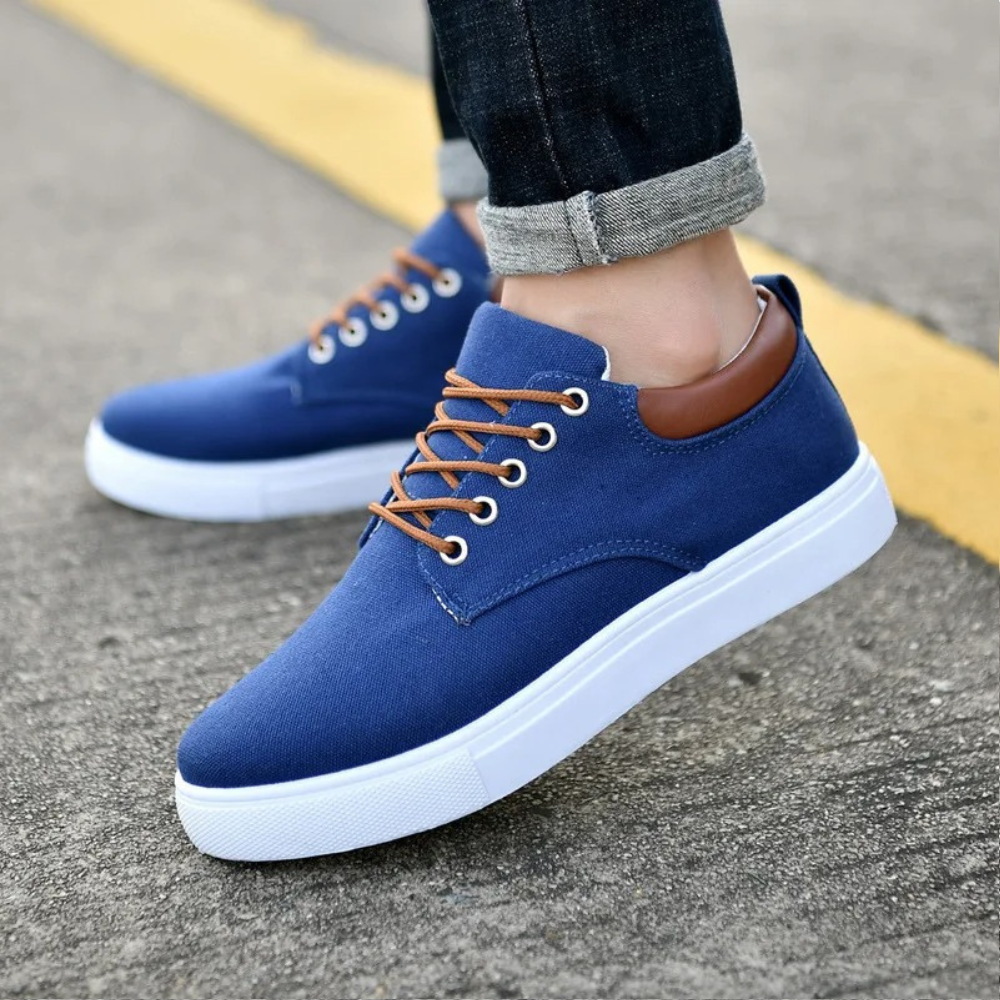 Arthur - Baskets à lacets en toile pour un look quotidien