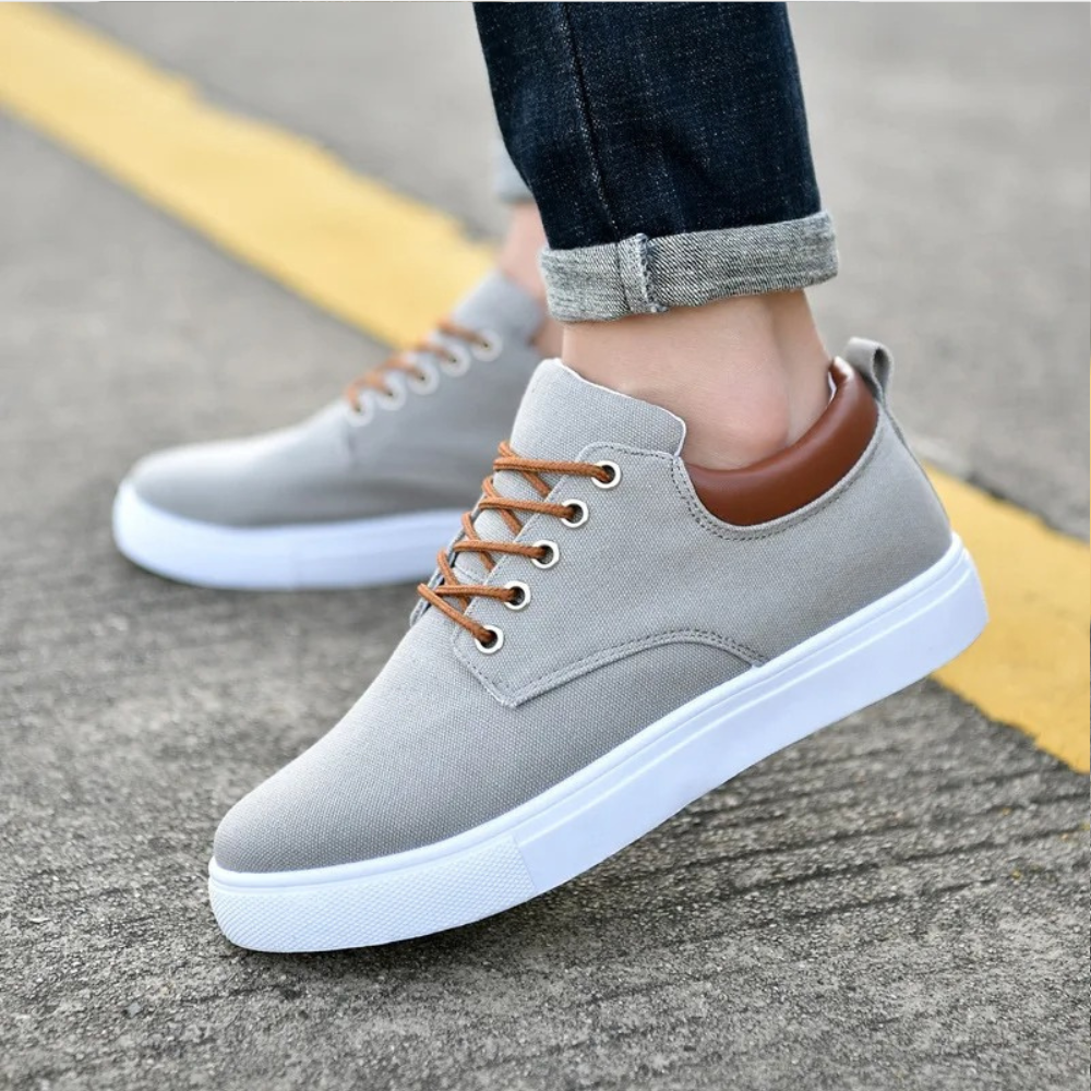 Arthur - Baskets à lacets en toile pour un look quotidien