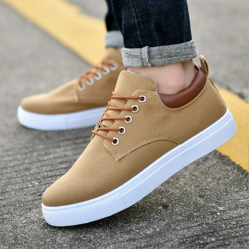 Arthur - Baskets à lacets en toile pour un look quotidien
