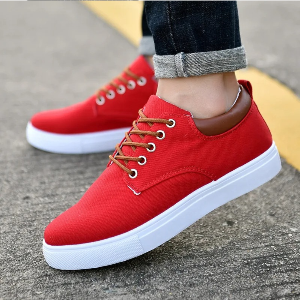 Arthur - Baskets à lacets en toile pour un look quotidien