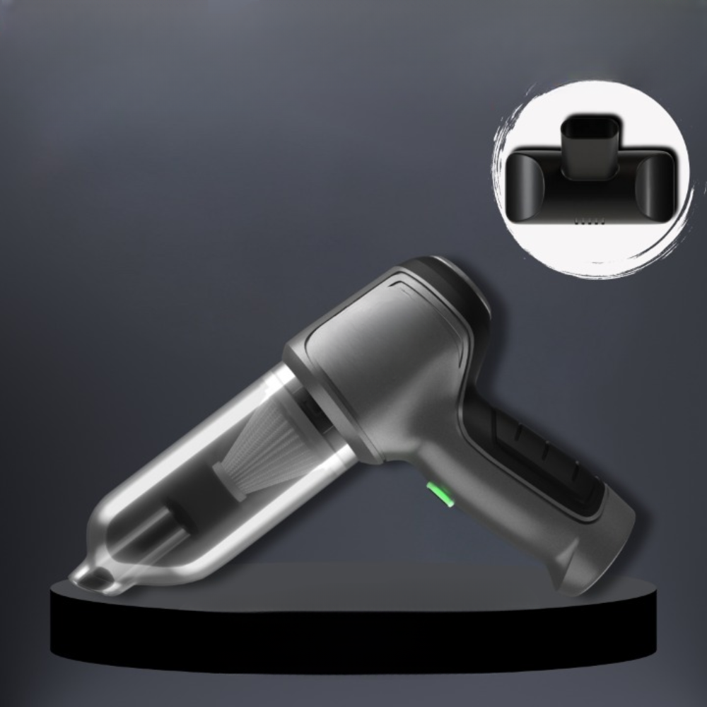 Aspirateur DualFlow – Aspirateur portable 2 en 1 avec système de compression d'air