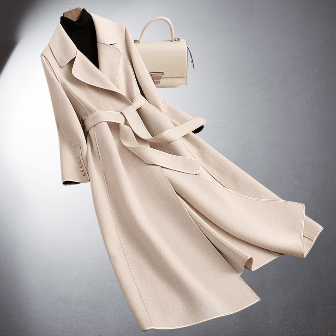 Manteau en cachemire pour femmes de qualité supérieure fait main