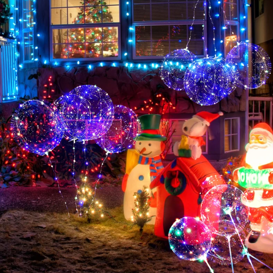 Glow - Ballons LED avec guirlandes lumineuses