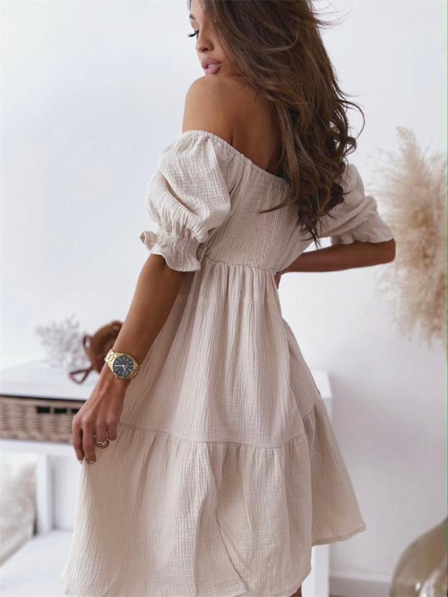 Robe d'été à épaules dénudées Ella pour femmes