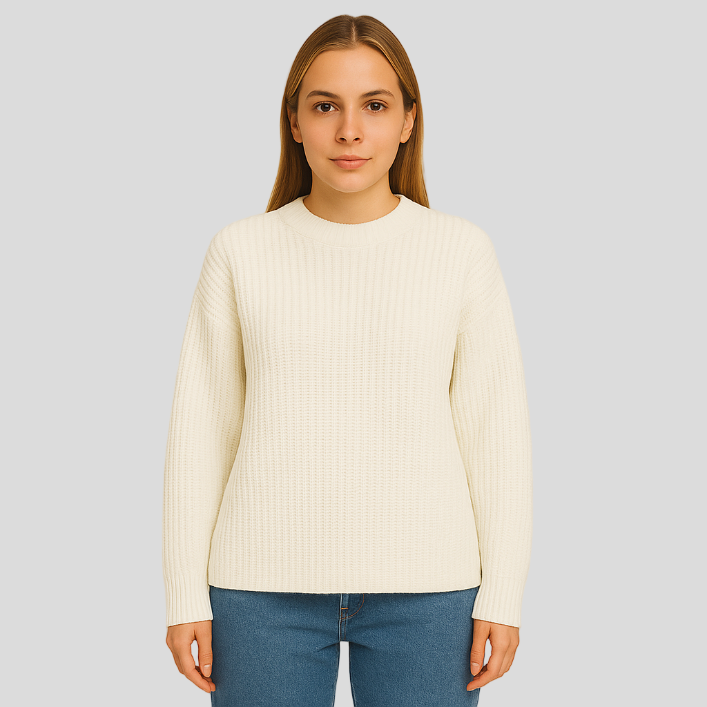 Liv | Pull confortable à col rond pour femme