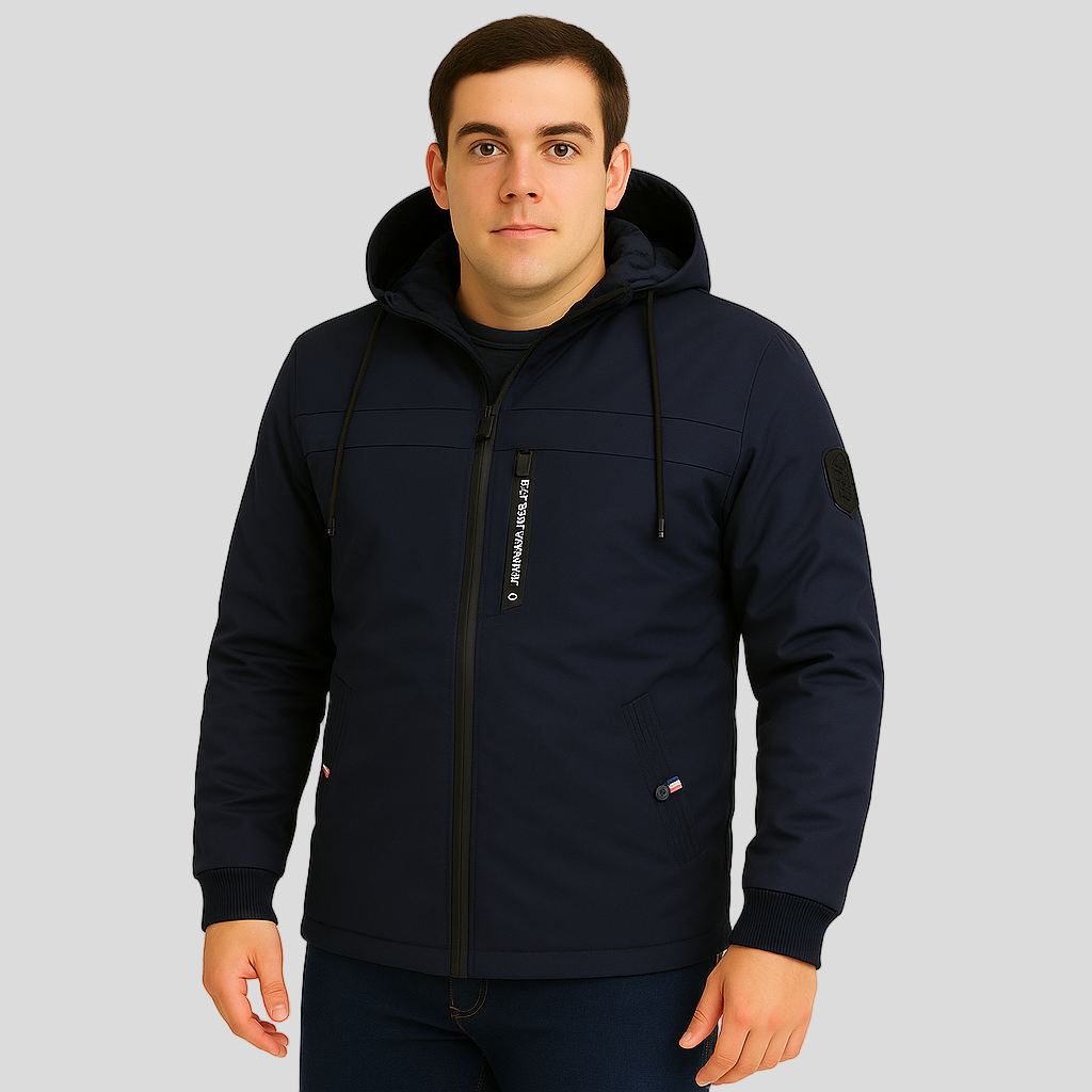 Arno | Veste d'hiver polaire à capuche pour homme