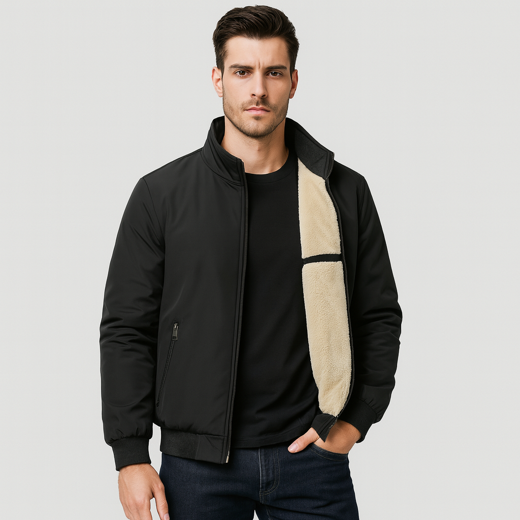 Erik | Veste polaire chaude pour homme à col montant