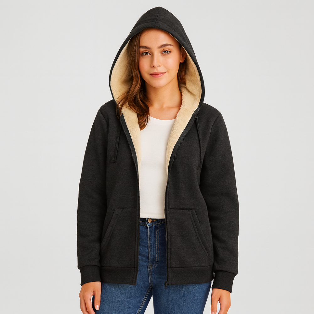 Sienna | Veste à capuche en polaire douce