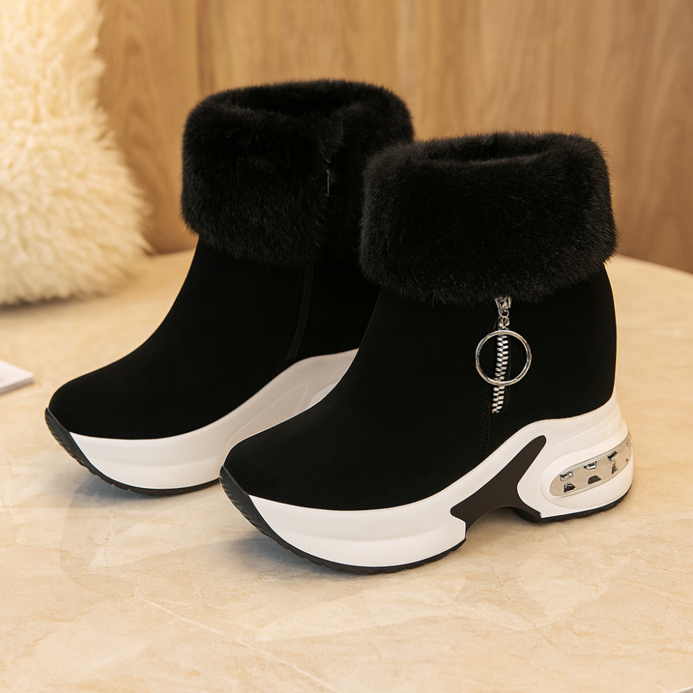 Selora | Bottes d'hiver confortables en fausse fourrure
