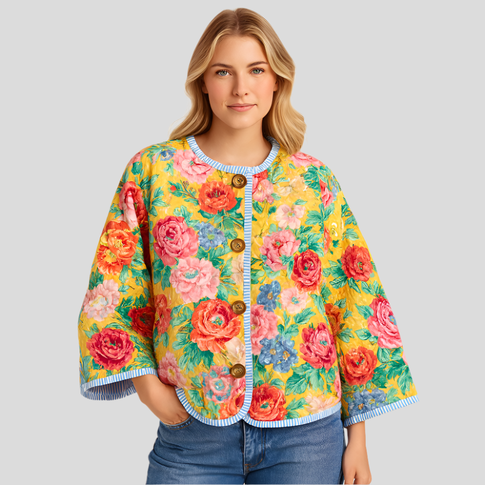 Veste mi-saison colorée pour femme – Légère et accrocheuse