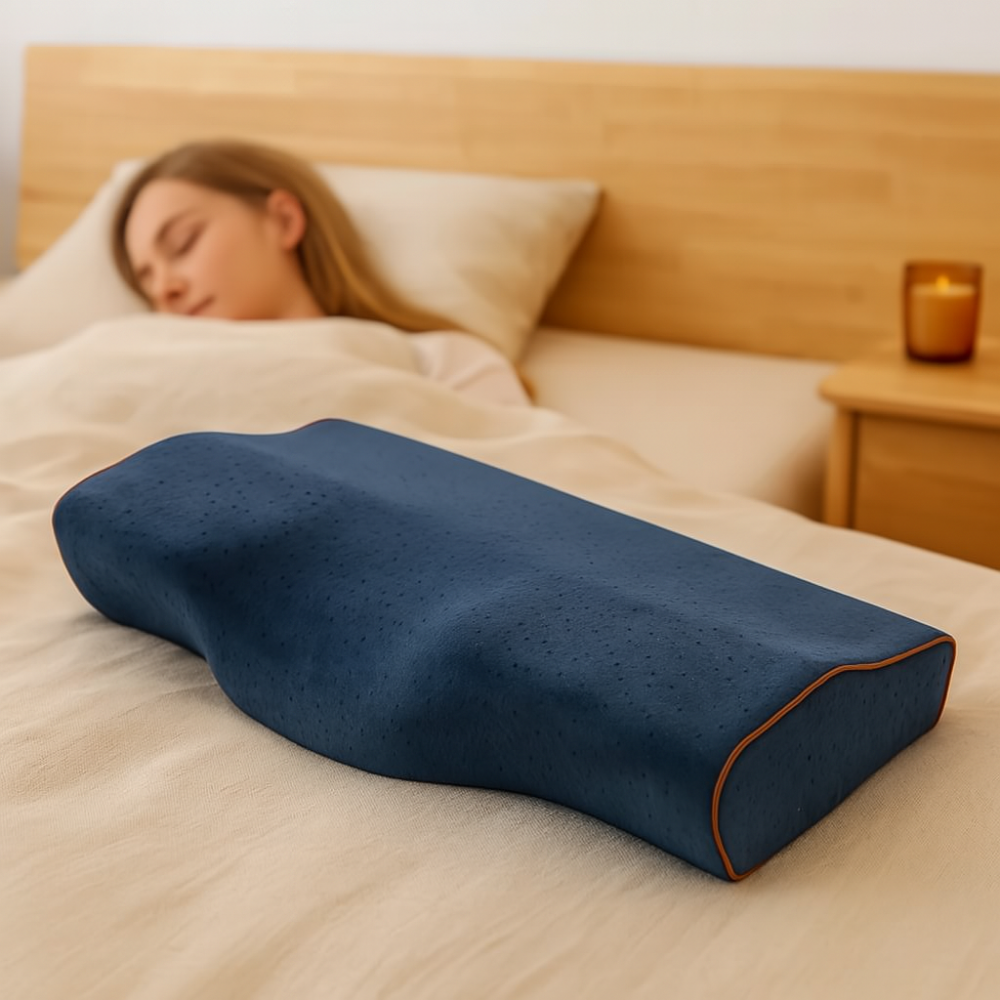 Coussin antirhume pour dormir – Coussin ergonomique pour soulager le ronflement et améliorer la respiration