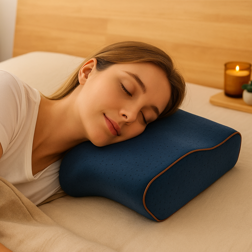 Coussin antirhume pour dormir – Coussin ergonomique pour soulager le ronflement et améliorer la respiration