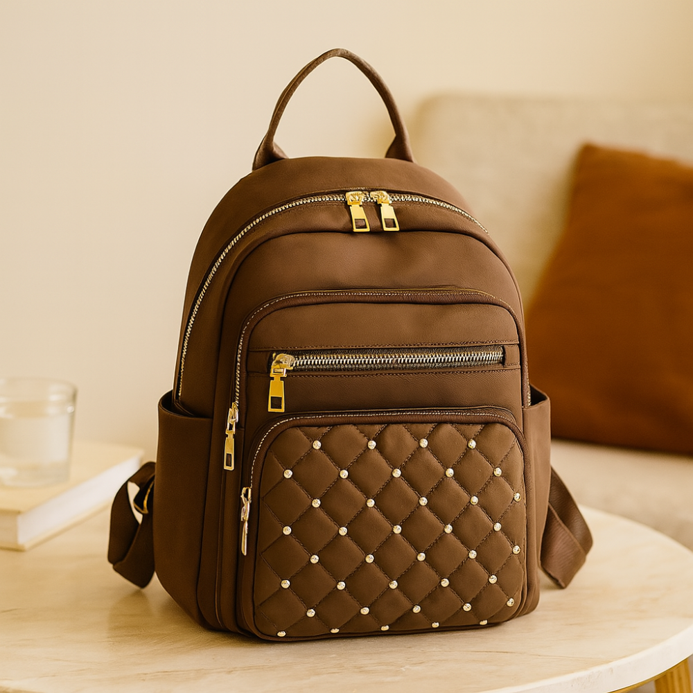 Sac à dos au style décontracté avec grande capacité – léger et robuste avec bandoulière réglable et plusieurs poches