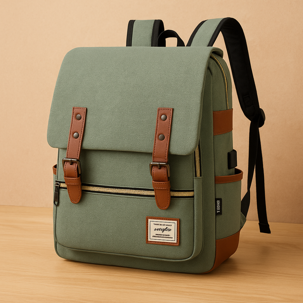 Sac robuste pour l'extérieur pour femmes et hommes avec compartiment pour ordinateur portable